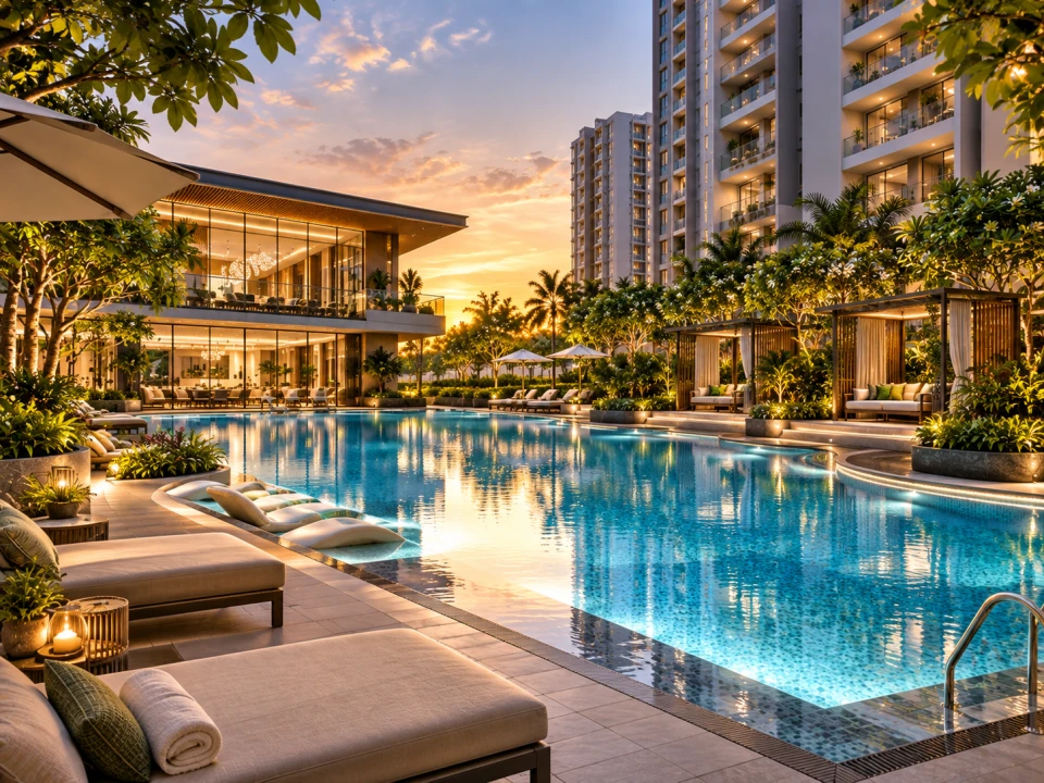 Representational swimming pool
