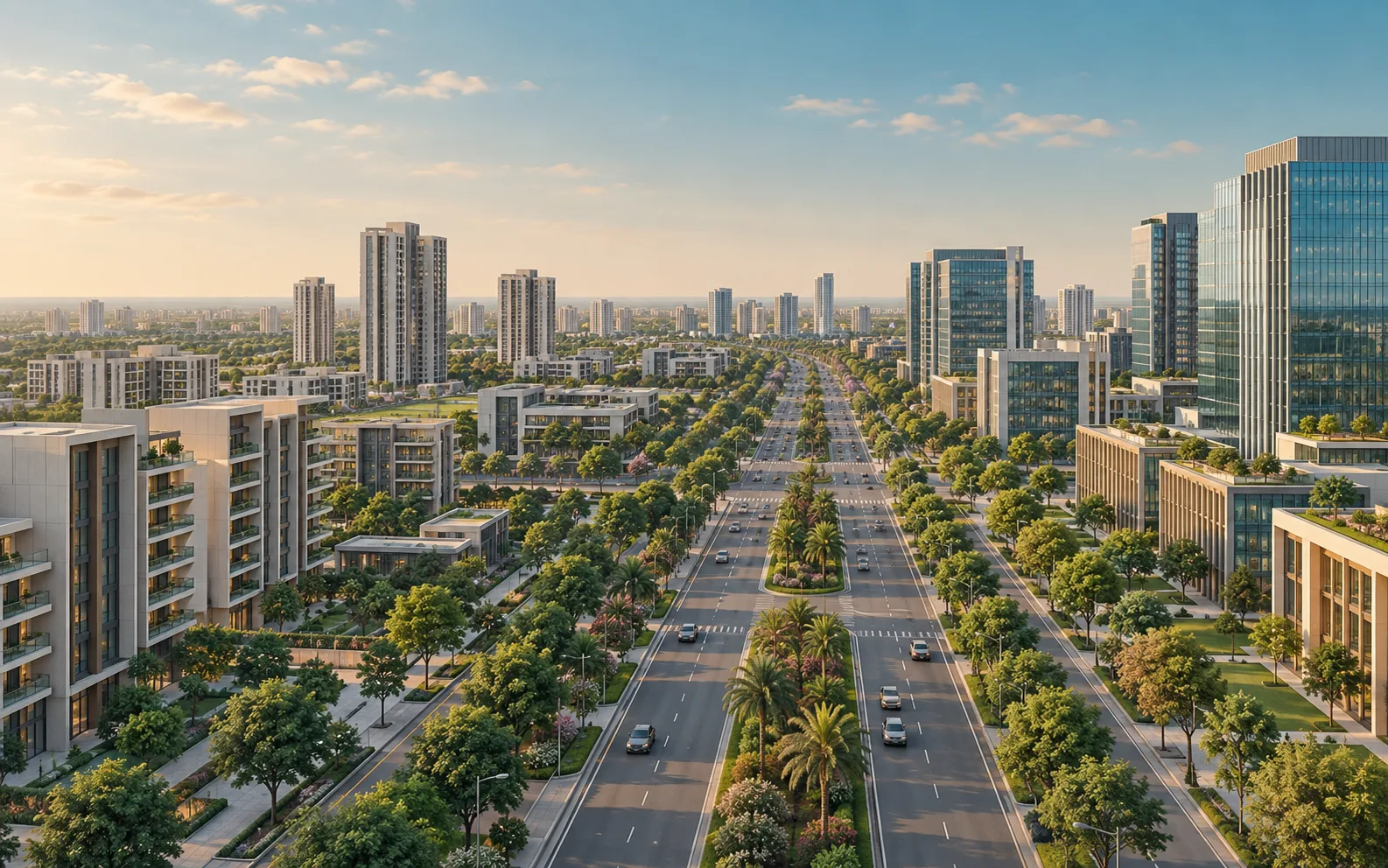 Representational planned boulevard context