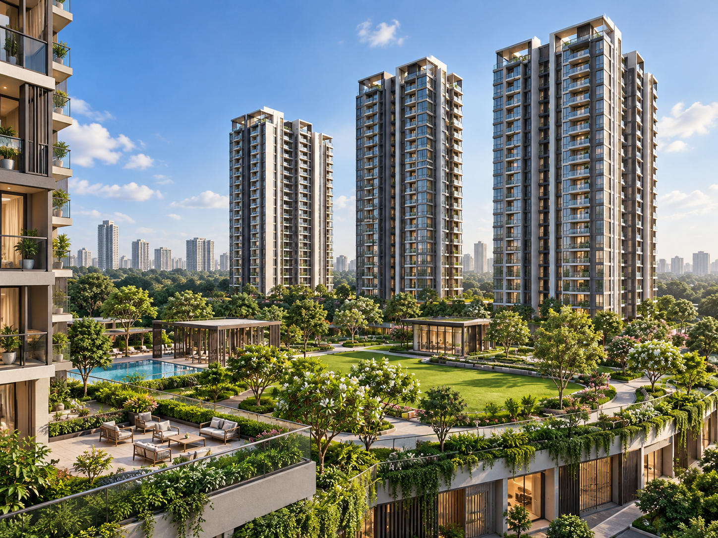 Editorial landscaped residential community.