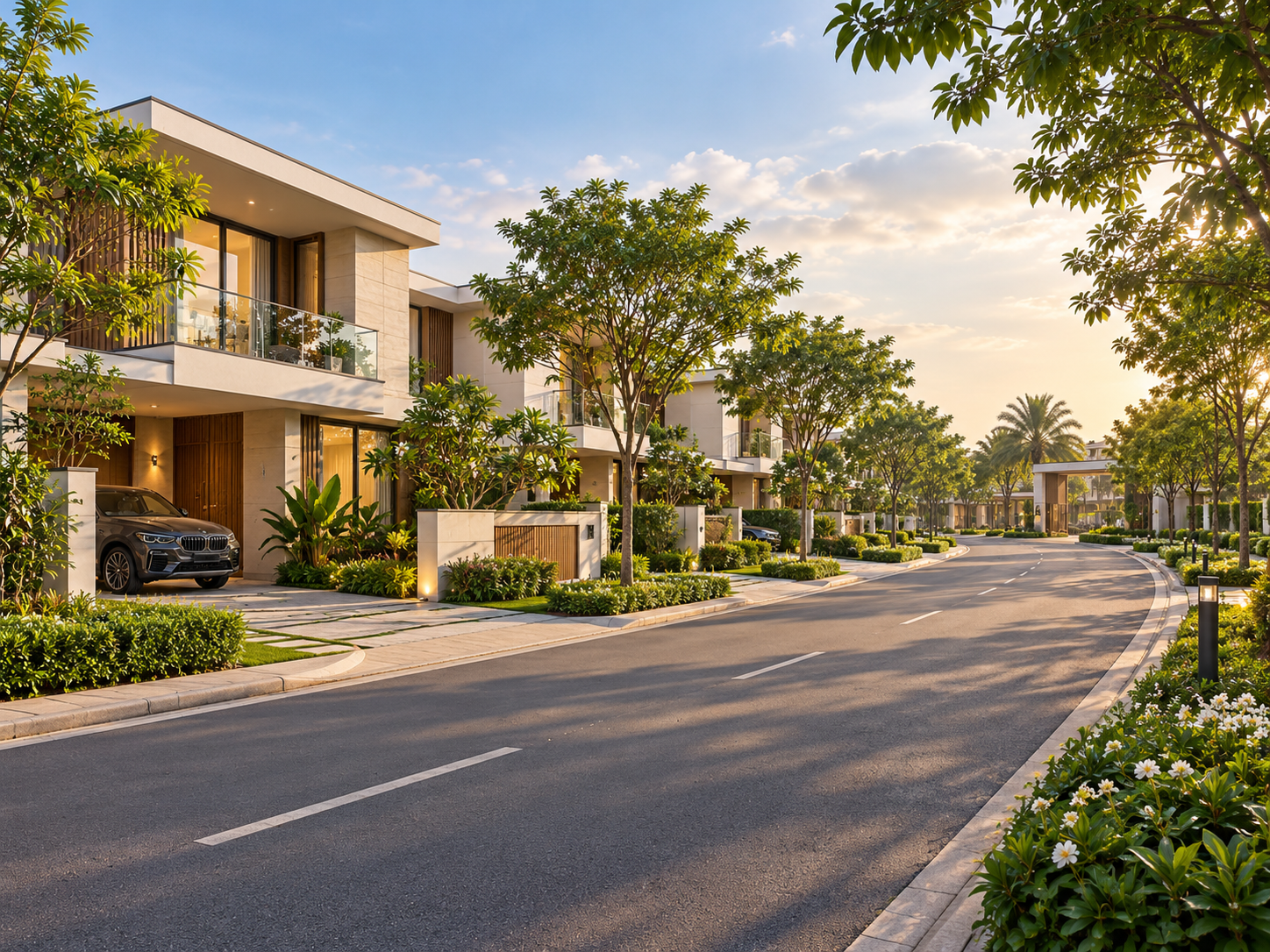 Editorial villa neighbourhood.