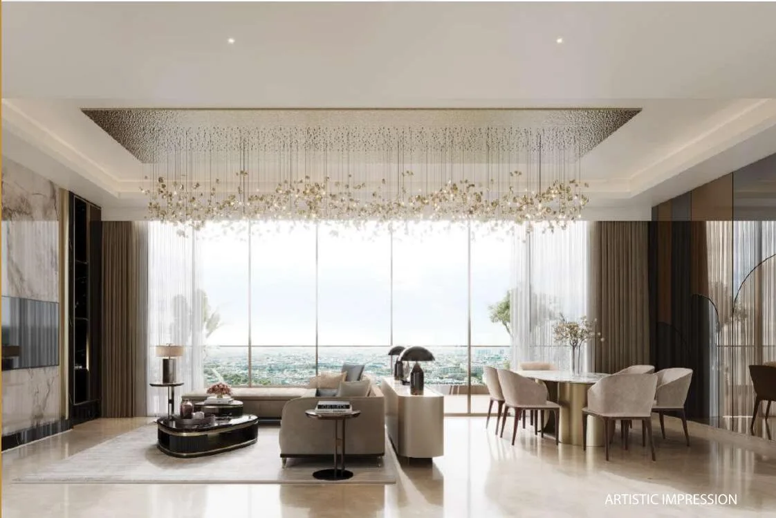 Ashtech Presidential Towers living room artistic impression
