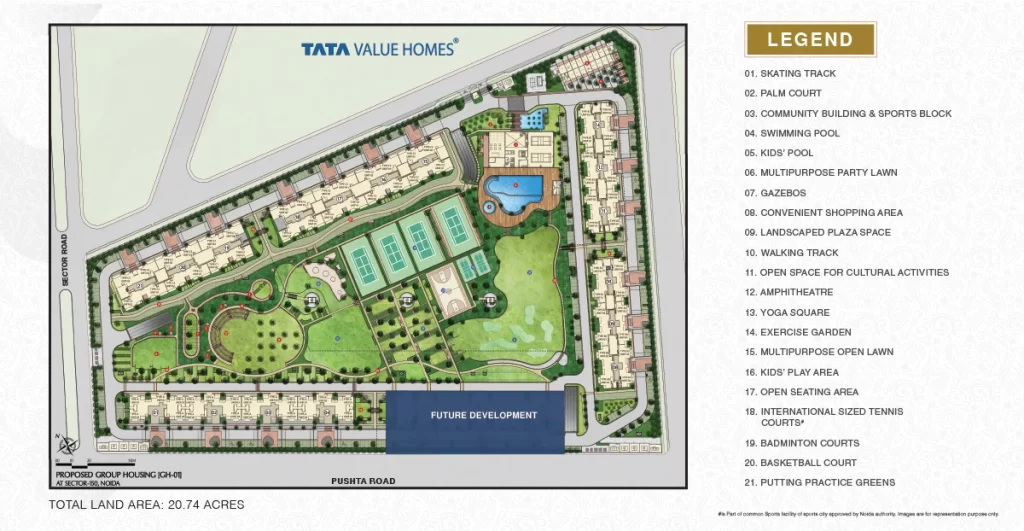 Tata Eureka Park floor plan