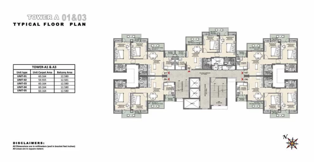 Tata Eureka Park floor plan