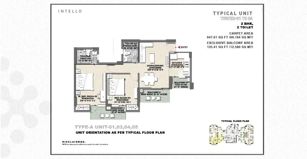 Tata Eureka Park floor plan